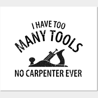 Wood Carpenter Joiner Woodcutter Craftsman Posters and Art